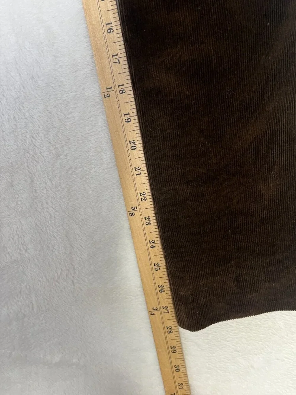 VTG Polo Ralph Lauren Brown Corduroy Mens Trousers sz 30x30 Preppy Academia Fall